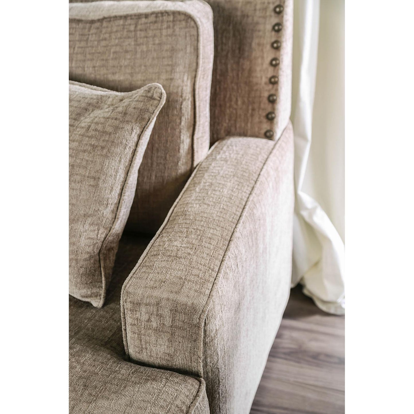  Furniture of America Osvaldo Stationary Fabric Sofa SM5187-SF IMAGE 5