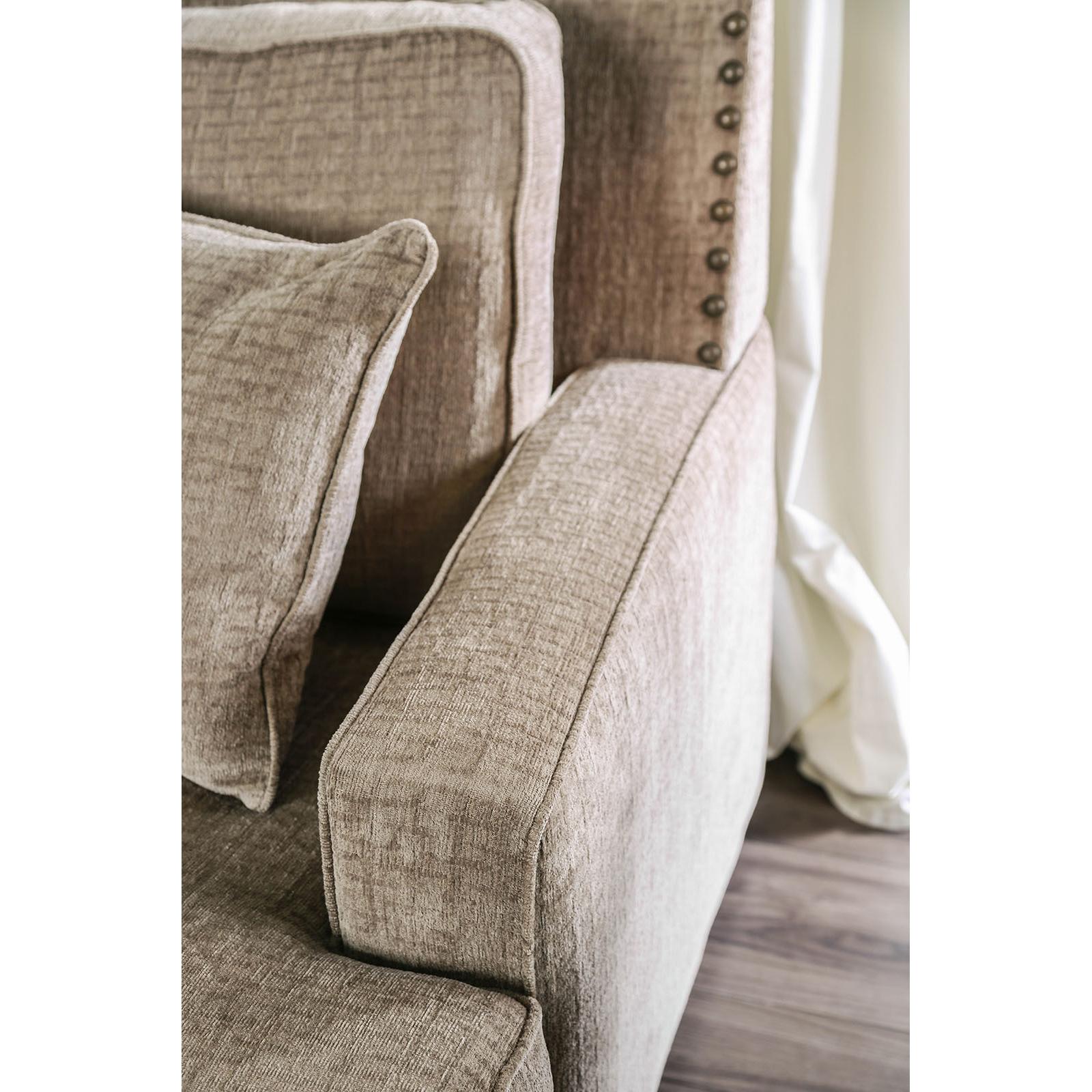  Furniture of America Osvaldo Stationary Fabric Sofa SM5187-SF IMAGE 5