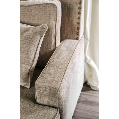  Furniture of America Osvaldo Stationary Fabric Sofa SM5187-SF IMAGE 5