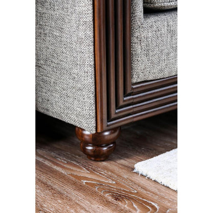  Furniture of America Morgan Stationary Fabric Sofa CM6573-SF IMAGE 2