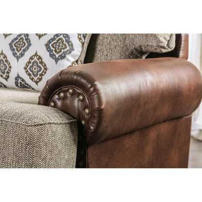  Furniture of America Reyna Stationary Fabric Sofa SM5147-SF IMAGE 6