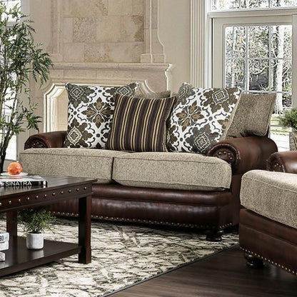  Furniture of America Reyna Stationary Fabric Loveseat SM5147-LV IMAGE 1
