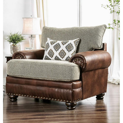  Furniture of America Reyna Stationary Fabric Chair SM5147-CH IMAGE 1