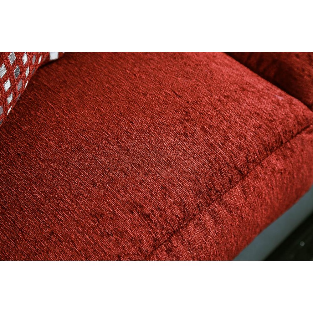  Furniture of America Midleton Stationary Leatherette Loveseat SM7440-LV IMAGE 3