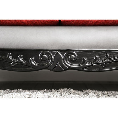  Furniture of America Midleton Stationary Leatherette Loveseat SM7440-LV IMAGE 6