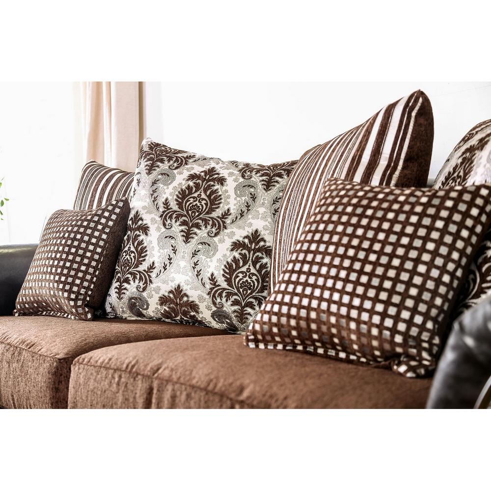  Furniture of America Midleton Stationary Leatherette Loveseat SM7406-LV IMAGE 4