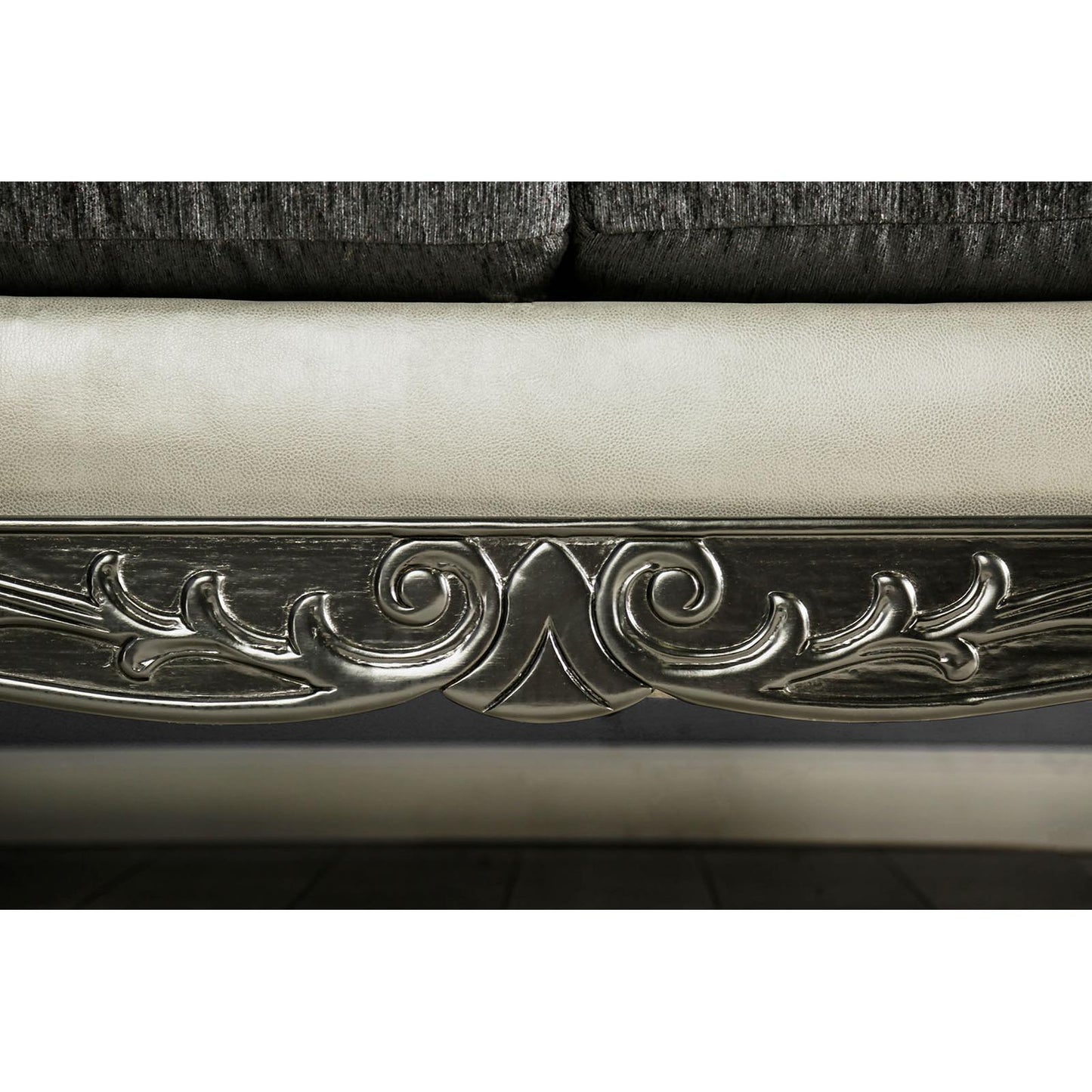  Furniture of America Midleton Stationary Leatherette Loveseat SM7405-LV IMAGE 4