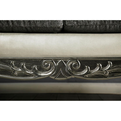  Furniture of America Midleton Stationary Leatherette Loveseat SM7405-LV IMAGE 4