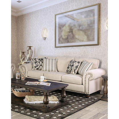  Furniture of America Calloway Stationary Fabric Sofa SM8111-SF IMAGE 2