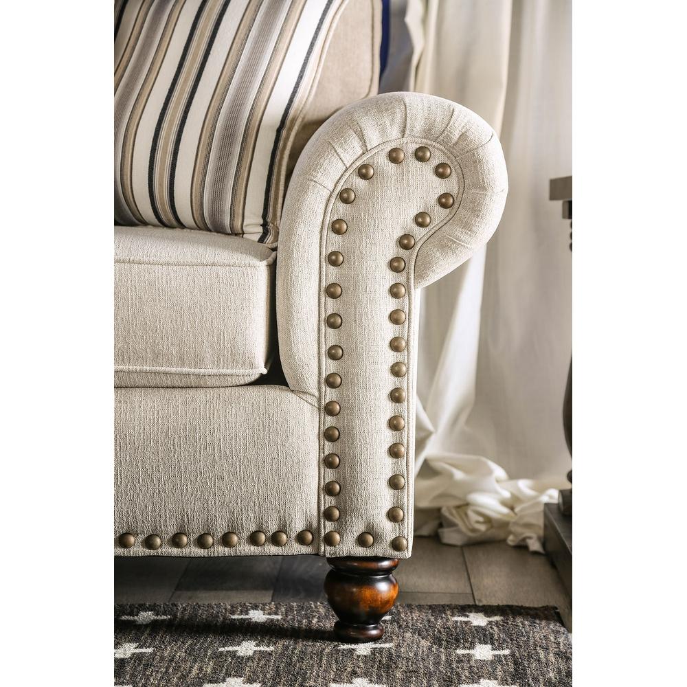  Furniture of America Calloway Stationary Fabric Sofa SM8111-SF IMAGE 4