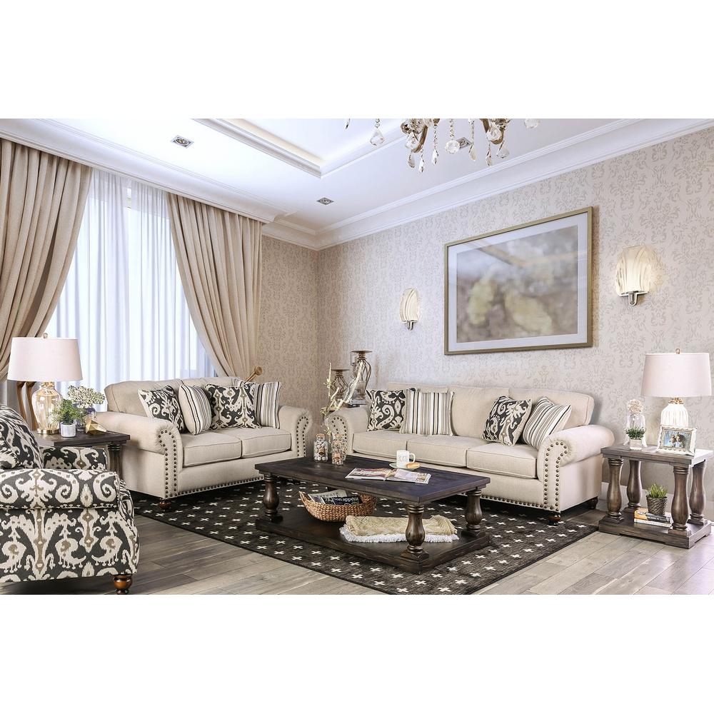  Furniture of America Calloway Stationary Fabric Sofa SM8111-SF IMAGE 5