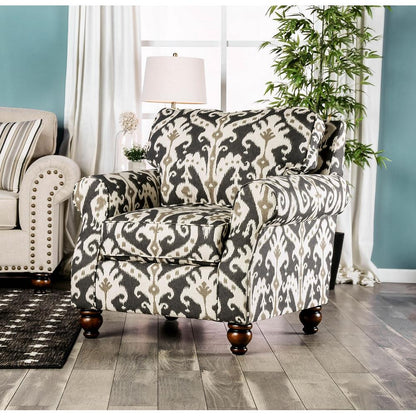  Furniture of America Calloway Stationary Fabric Accent Chair SM8111-CH IMAGE 1