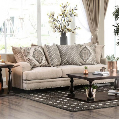  Furniture of America Jaylinn Stationary Fabric Sofa SM3074-SF IMAGE 1
