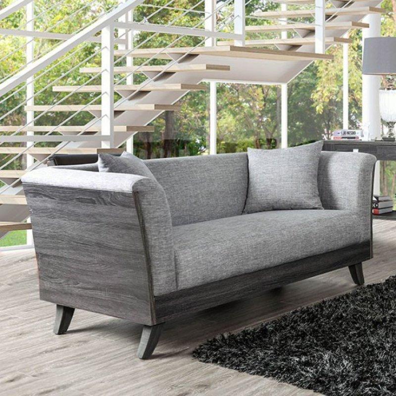  Furniture of America Cailin Stationary Fabric Loveseat CM6085-LV IMAGE 1