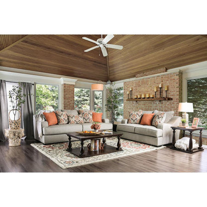  Furniture of America Jayne Stationary Fabric Sofa SM1224-SF IMAGE 5