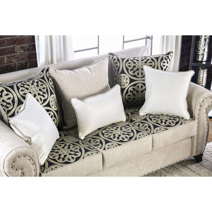  Furniture of America Sinatra Stationary Fabric Loveseat SM6152-LV IMAGE 4