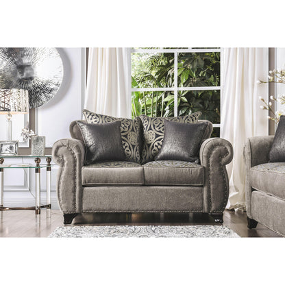  Furniture of America Sinatra Stationary Fabric Loveseat SM6153-LV IMAGE 2