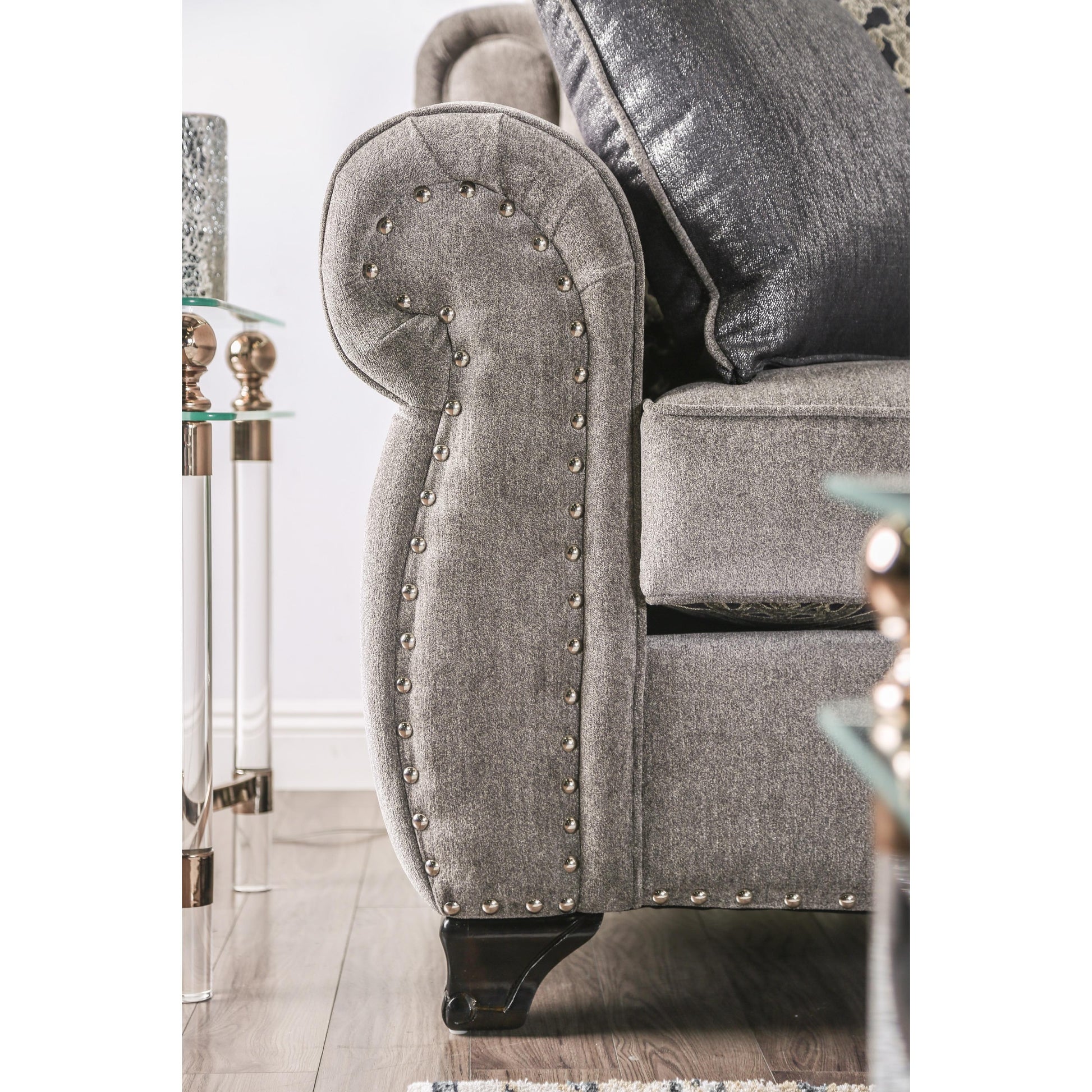  Furniture of America Sinatra Stationary Fabric Loveseat SM6153-LV IMAGE 7