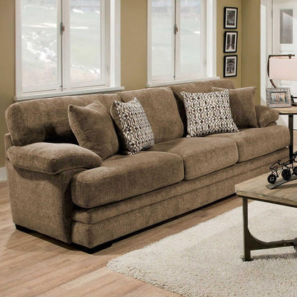  Furniture of America Abrianna Stationary Fabric Sofa SM5162BR-SF IMAGE 1