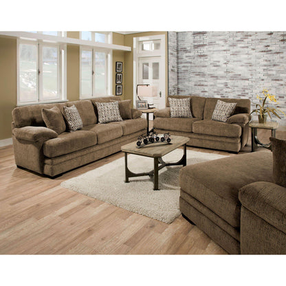  Furniture of America Abrianna Stationary Fabric Loveseat SM5162BR-LV IMAGE 4