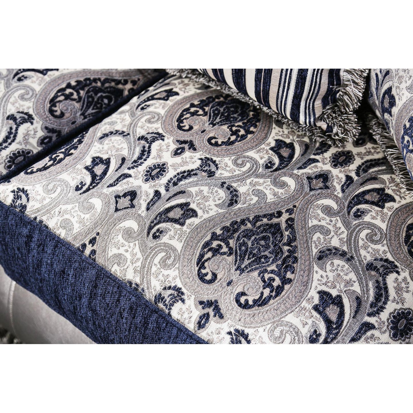  Furniture of America Katarina Stationary Fabric Sofa SM6418-SF IMAGE 2