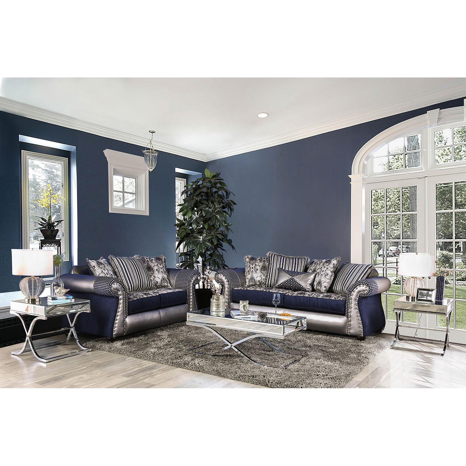  Furniture of America Katarina Stationary Fabric Loveseat SM6418-LV IMAGE 5