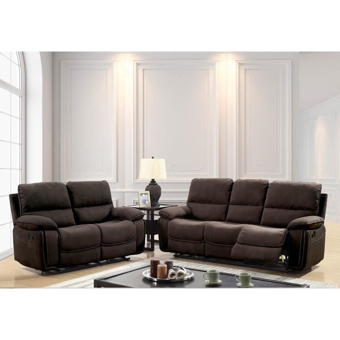  Furniture of America Amaris Reclining Fabric Sofa CM6596-SF IMAGE 4