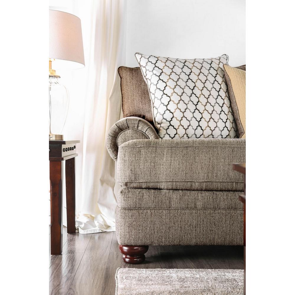  Furniture of America Augustina Stationary Fabric Sofa SM5164-SF IMAGE 5