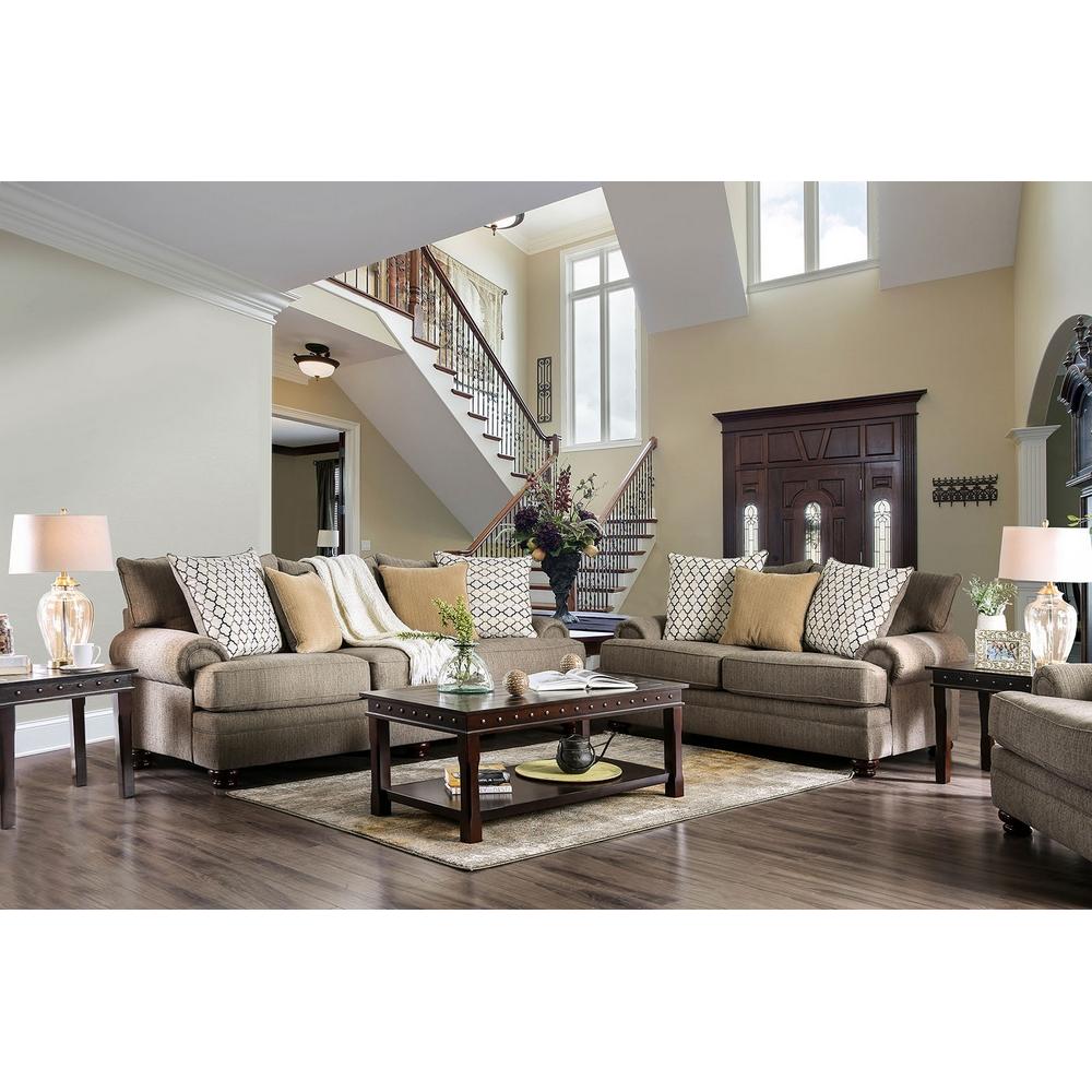  Furniture of America Augustina Stationary Fabric Sofa SM5164-SF IMAGE 6