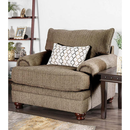  Furniture of America Augustina Stationary Fabric Chair SM5164-CH IMAGE 1