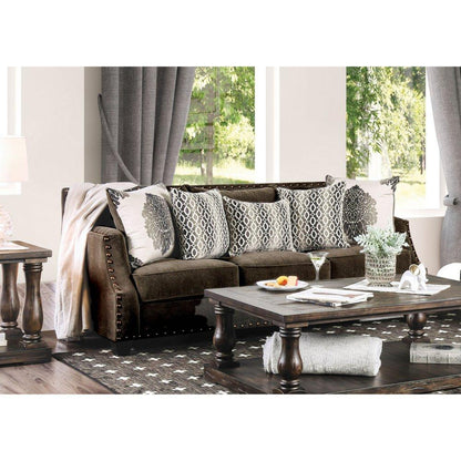  Furniture of America Cornelia Stationary Fabric Sofa SM3073-SF IMAGE 2