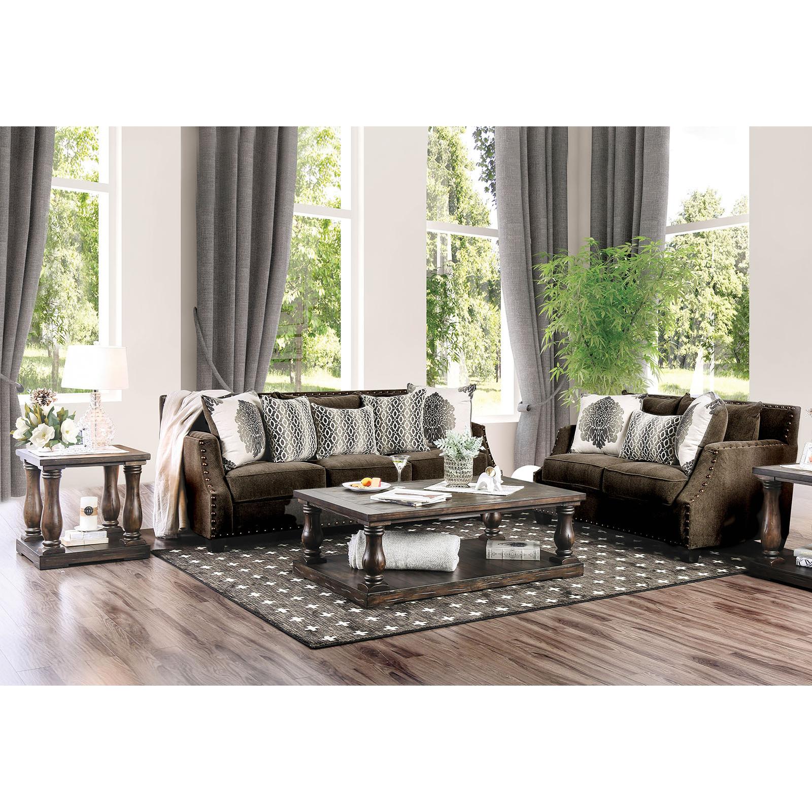  Furniture of America Cornelia Stationary Fabric Sofa SM3073-SF IMAGE 7