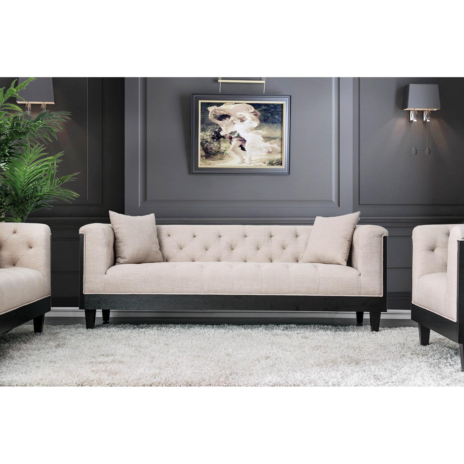  Furniture of America Hillary Stationary Fabric Sofa CM6086-SF IMAGE 2