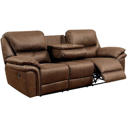  Furniture of America Helga Reclining Fabric Sofa CM6595-SF IMAGE 1