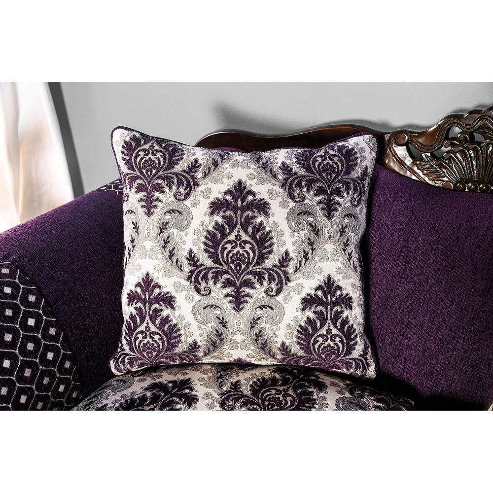  Furniture of America Emilia Stationary Fabric Loveseat SM6419-LV IMAGE 2