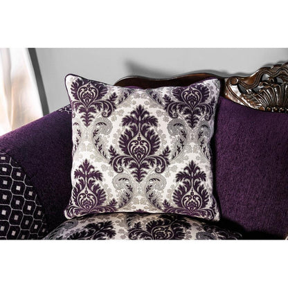  Furniture of America Emilia Stationary Fabric Loveseat SM6419-LV IMAGE 2