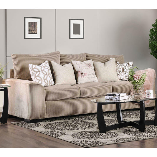  Furniture of America Marjorie Stationary Fabric Sofa SM6216-SF IMAGE 1