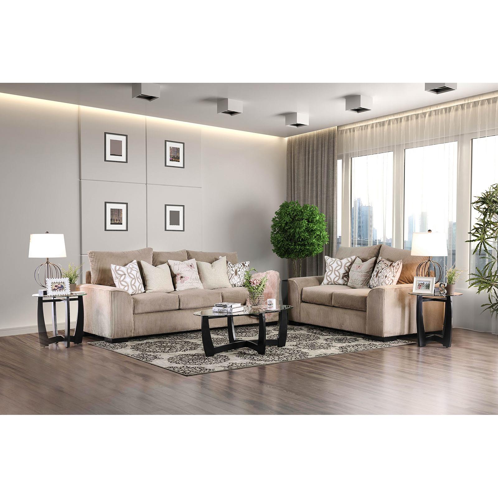  Furniture of America Marjorie Stationary Fabric Sofa SM6216-SF IMAGE 5