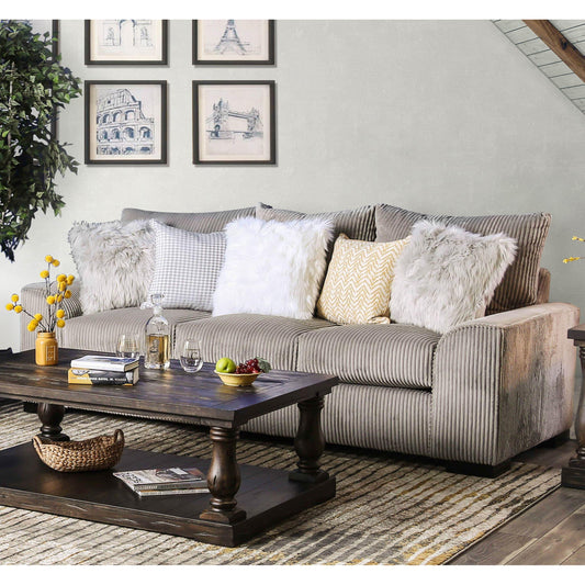  Furniture of America Marjorie Stationary Fabric Sofa SM6217-SF IMAGE 1
