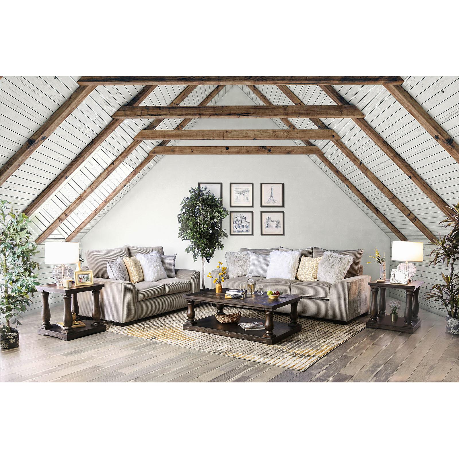  Furniture of America Marjorie Stationary Fabric Sofa SM6217-SF IMAGE 5