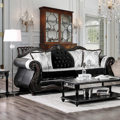 Furniture of America Tabatha Stationary Leatherette Sofa SM6313-SF IMAGE 1