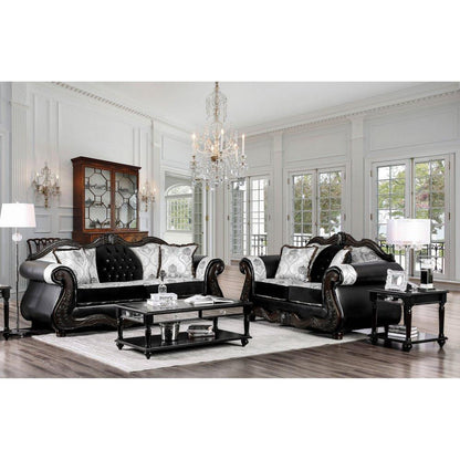  Furniture of America Tabatha Stationary Leatherette Sofa SM6313-SF IMAGE 6