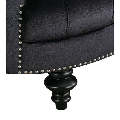  Furniture of America Manuela Stationary Fabric Sofa CM6145BK-SF IMAGE 3