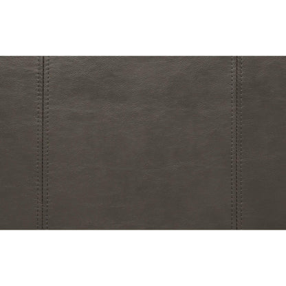  Furniture of America Perla Stationary Leather Look Loveseat CM6424GY-LV IMAGE 4