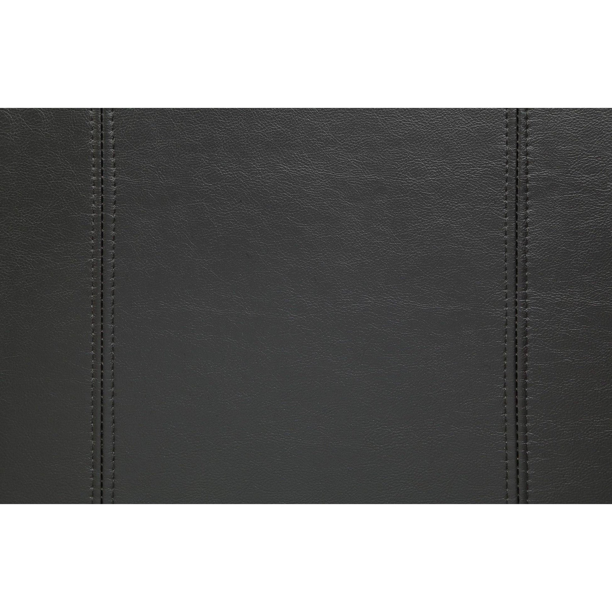  Furniture of America Monika Stationary Leather Look Sofa CM6423BK-SF IMAGE 4