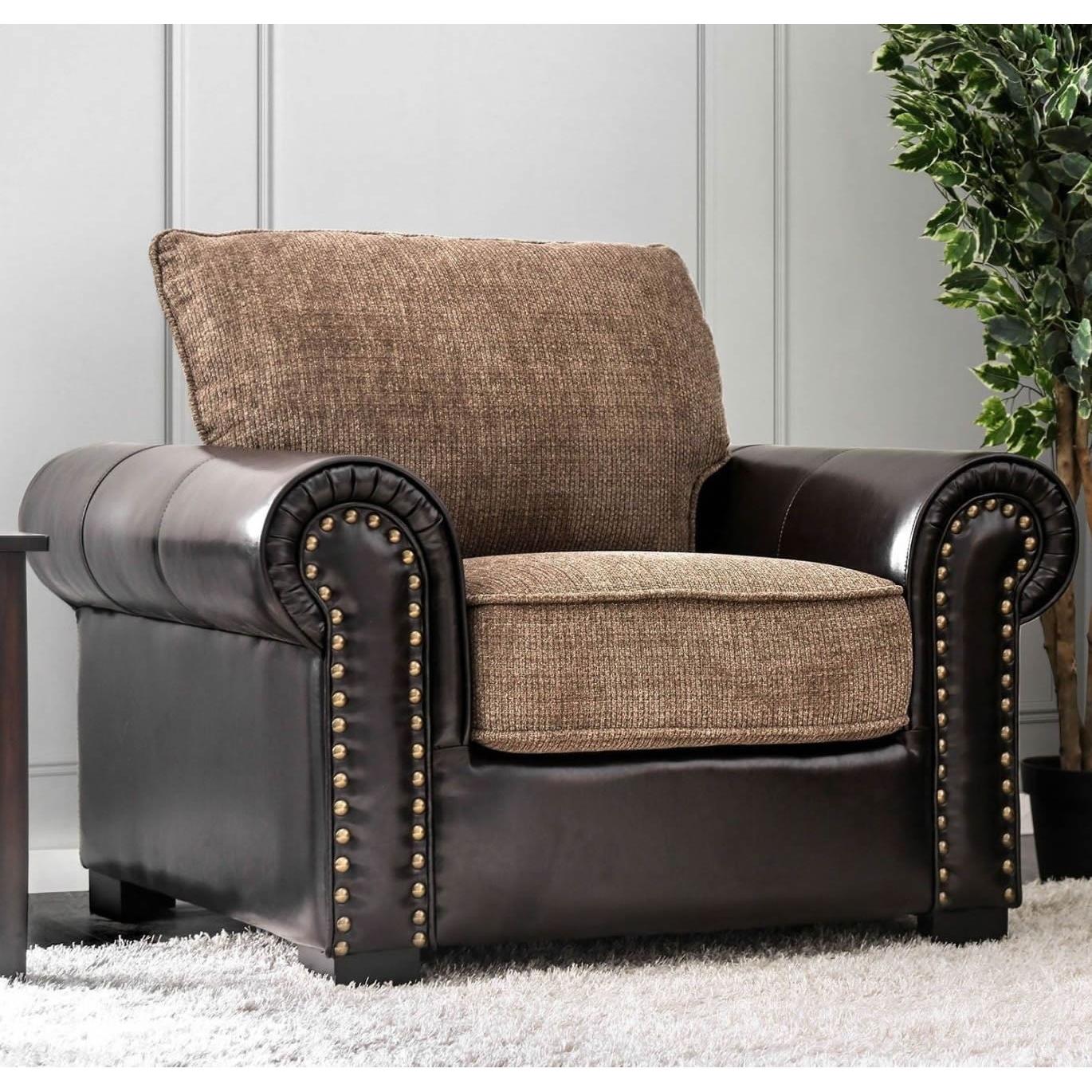  Furniture of America Ceuta Stationary Fabric Chair CM6522-CH IMAGE 1