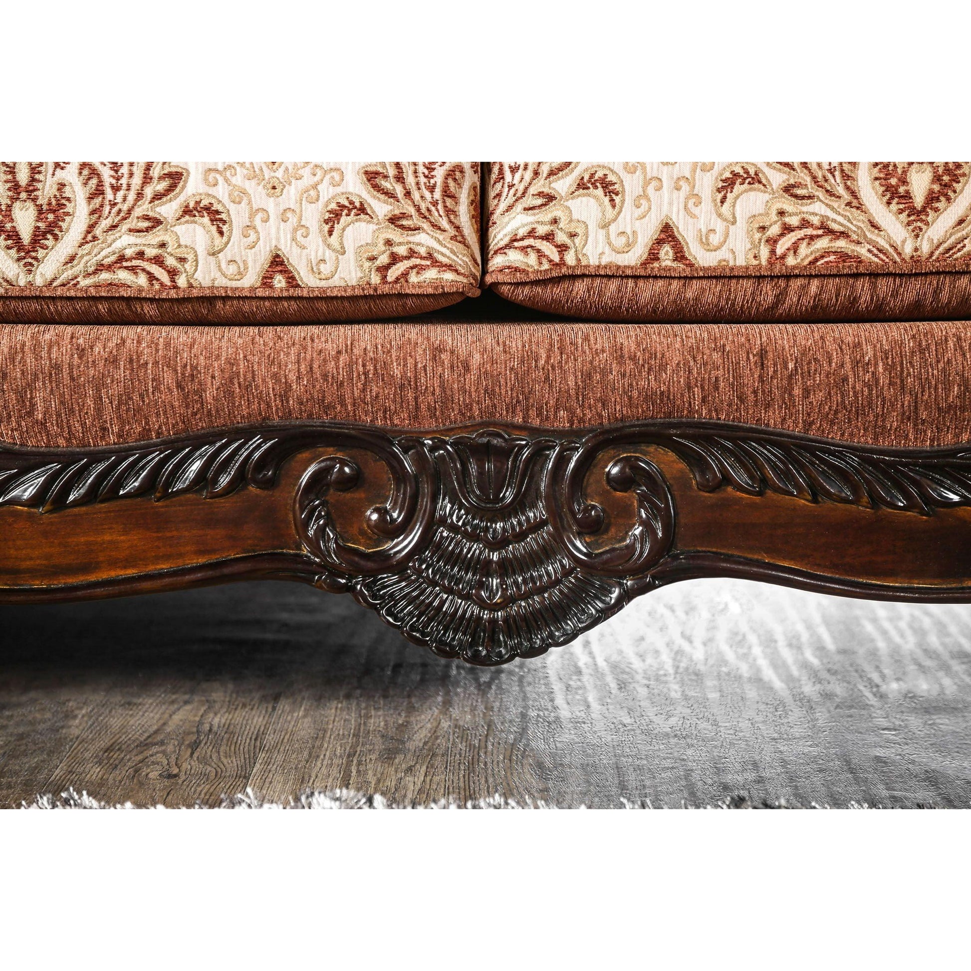  Furniture of America Amadeo Stationary Fabric Sofa SM6402-SF IMAGE 4