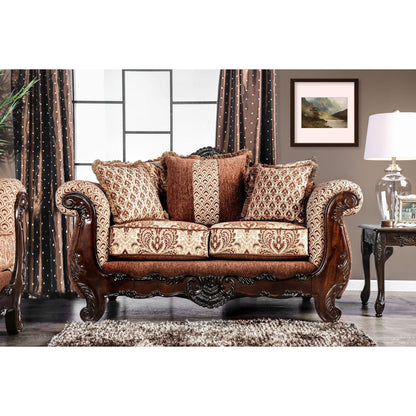  Furniture of America Amadeo Stationary Fabric Loveseat SM6402-LV IMAGE 2