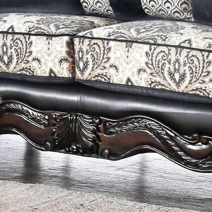  Furniture of America Amadeo Stationary Fabric Sofa SM6403-SF IMAGE 3