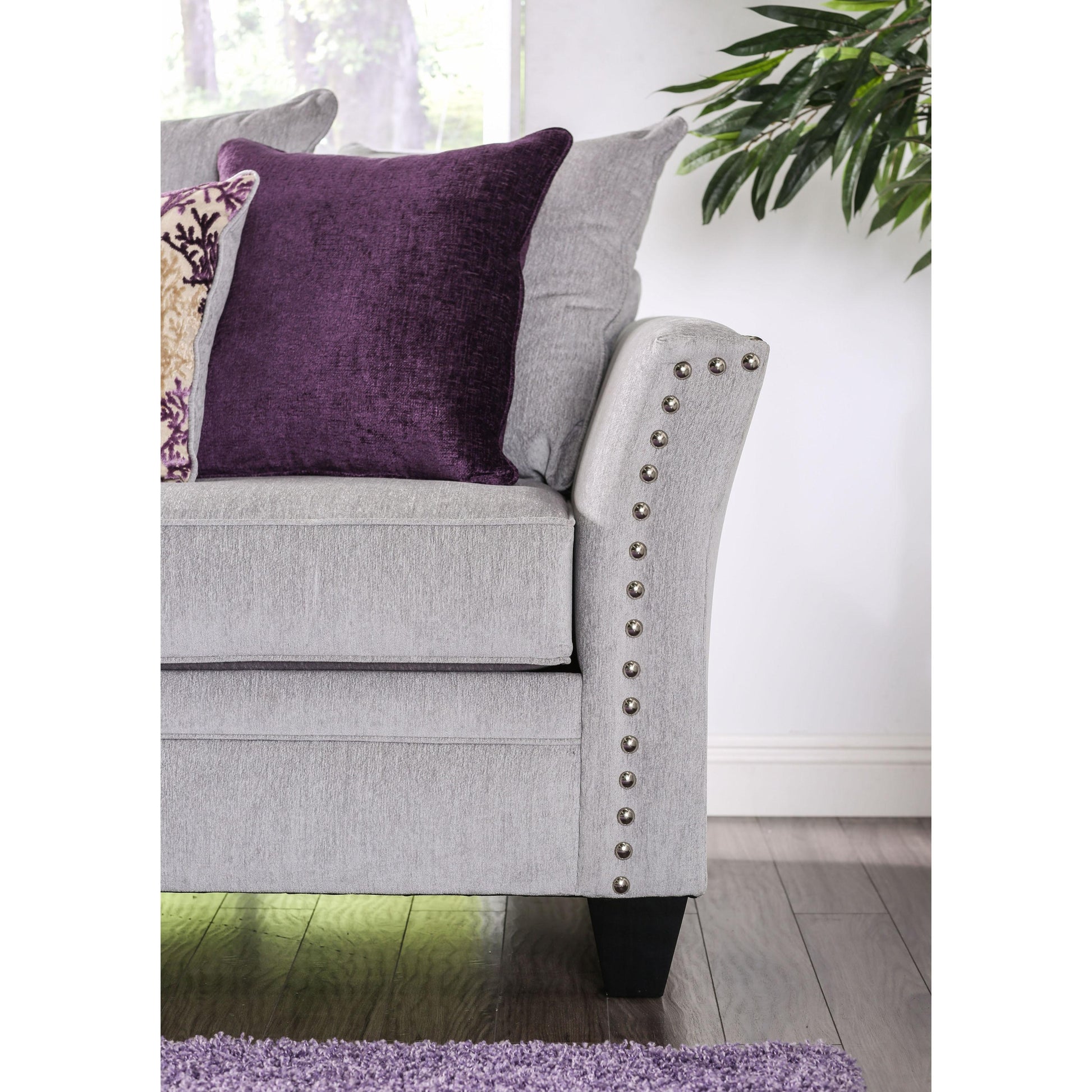  Furniture of America Oliviera Stationary Fabric Sofa SM6204-SF IMAGE 5